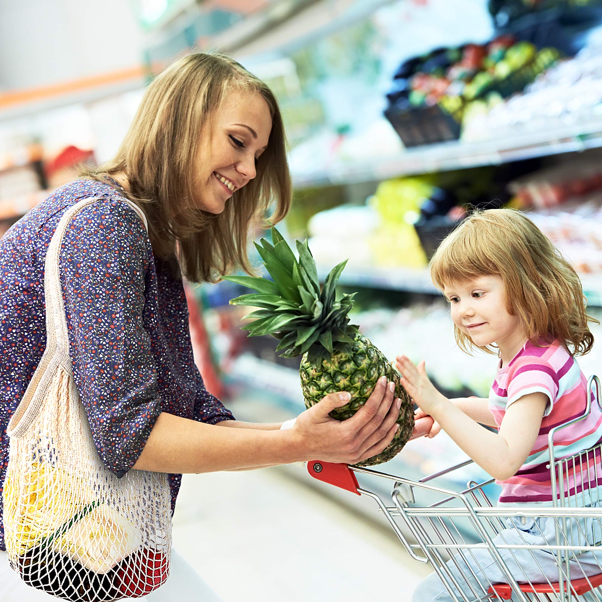 MERCURHOUSE grocery-store-ready mesh bags, breathable and washable.
