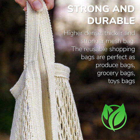 MERCURHOUSE produce-visible mesh bag pack for easy shopping checks.