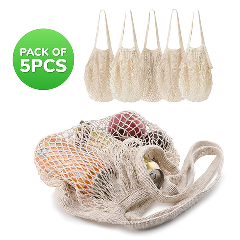 MERCURHOUSE washable cotton mesh bags, easy to clean and reuse.
