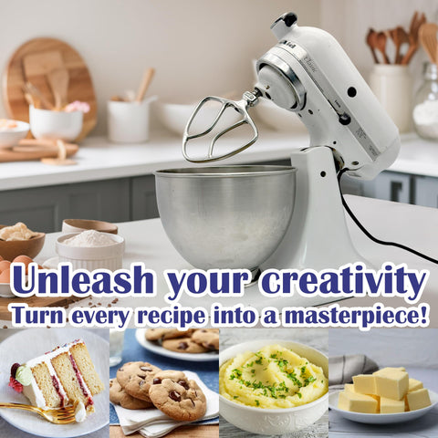 Merisch easy-clean design reduces cleanup time after batter and dough tasks.