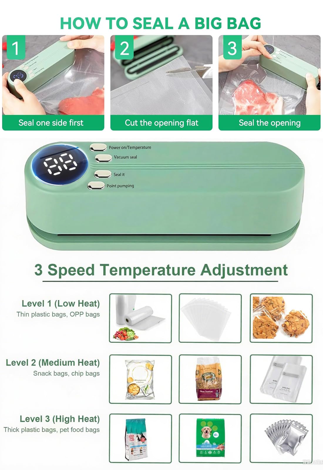 Meritpick Mini Vacuum Sealer inflation pump for balls and floats
