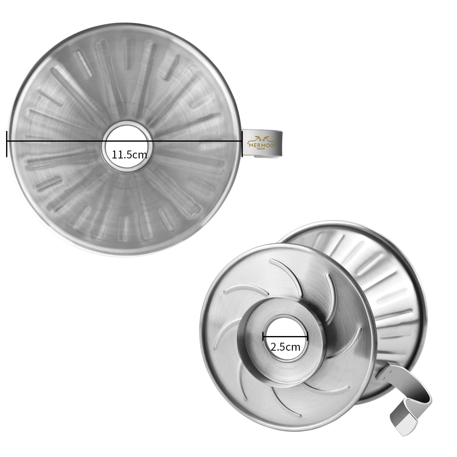 MERMOO YILAN textured inner-wall design promotes smooth water flow