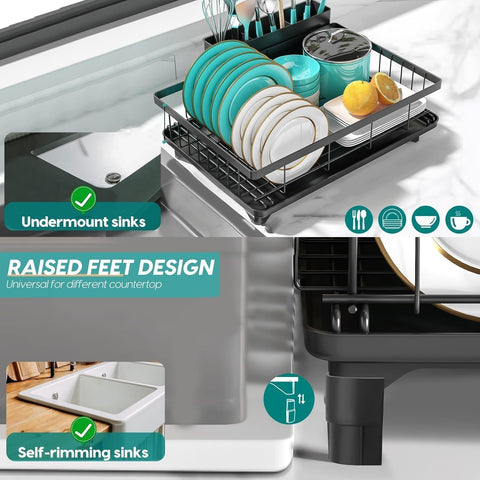 MERRYBOX cup-holder supports mugs and glasses while they air dry.