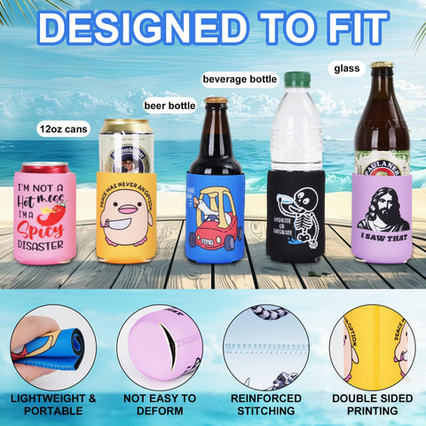Merrypuls 12oz sleeve universal fit helps keep beverages cool longer