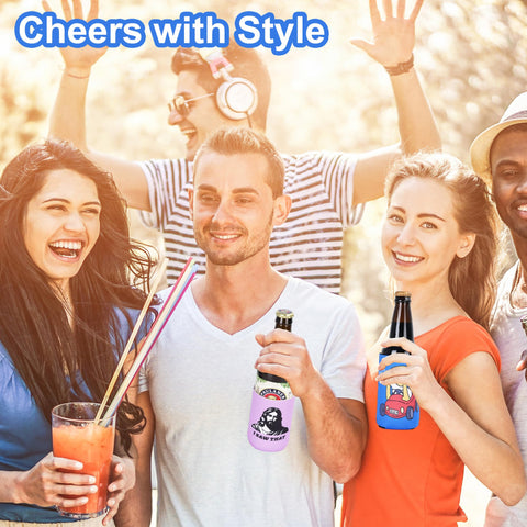 Merrypuls party gift-ready beer sleeves set enhances gifting moments