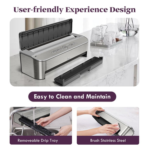 Mesliese compact design fits small kitchens and limited counter space.