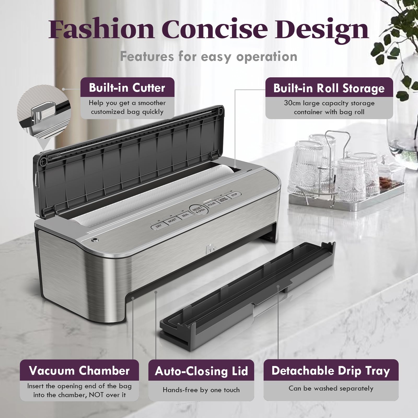 Mesliese pre cut bags included for quick, mess free portioning.