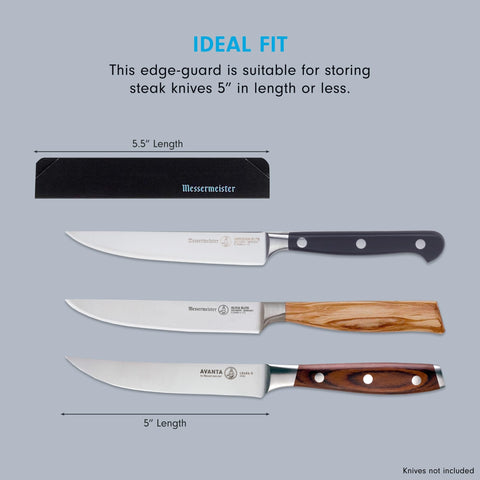 Set of four Messermeister edge guards for steak knives