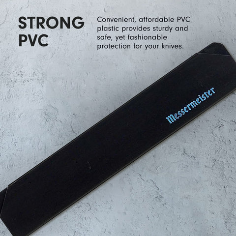 Messermeister Edge-Guard supports on-the-go cooking by protecting blades in transit.