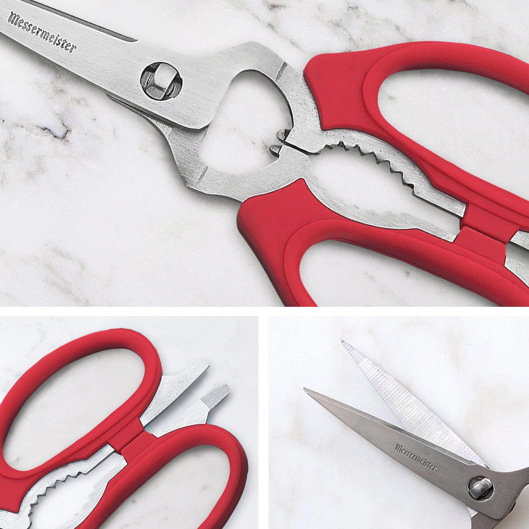 Messermeister Jar lid opener demonstrates secure grip.