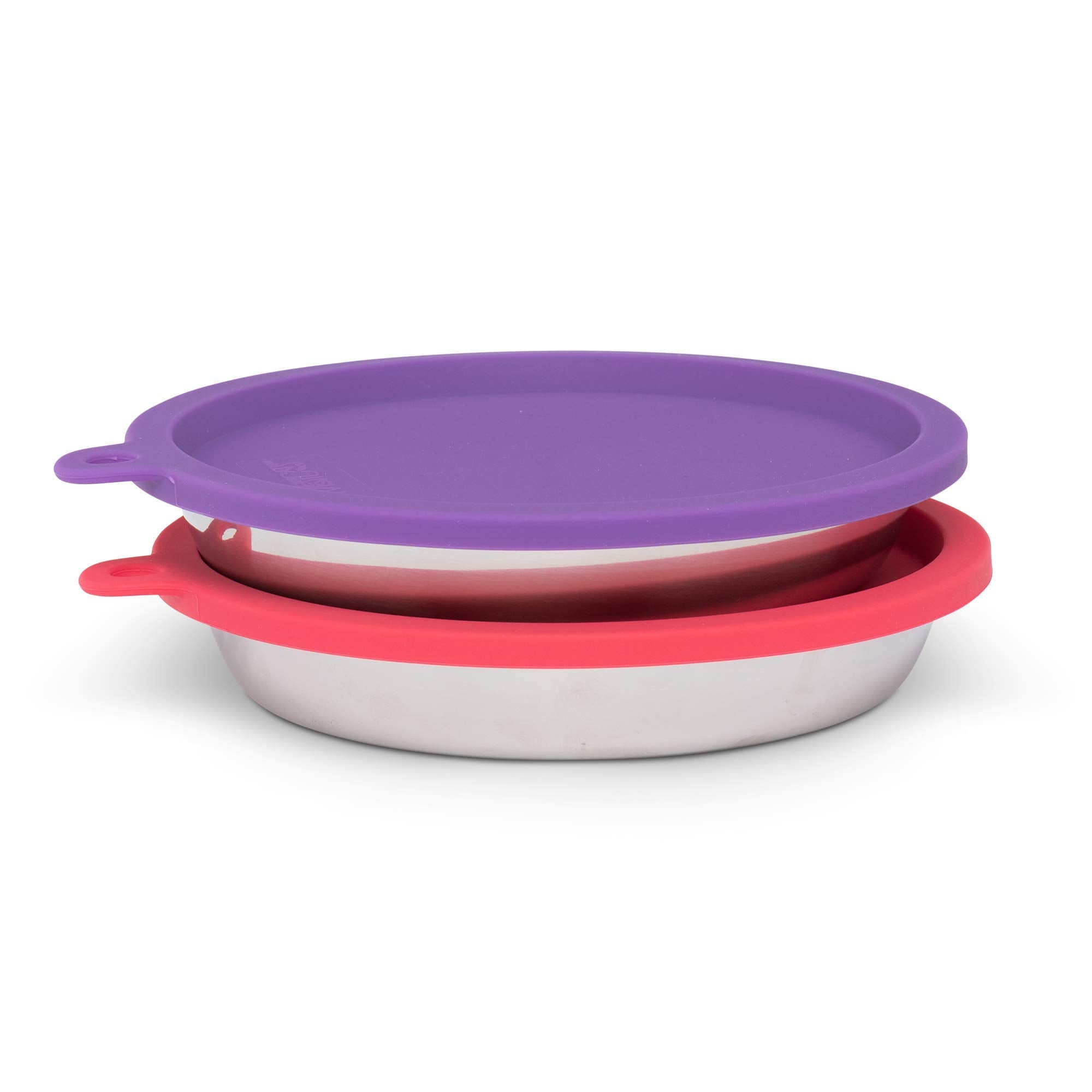 Messy Cats saucer bowls with a whisker-friendly design for comfortable meals