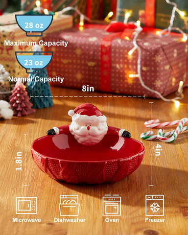 Metahom candy bowl featuring embossed sweater pattern for playful decor.