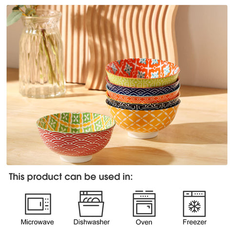 Durable LEAD-FREE porcelain ensures long-lasting use for daily meals with Metahom bowls.
