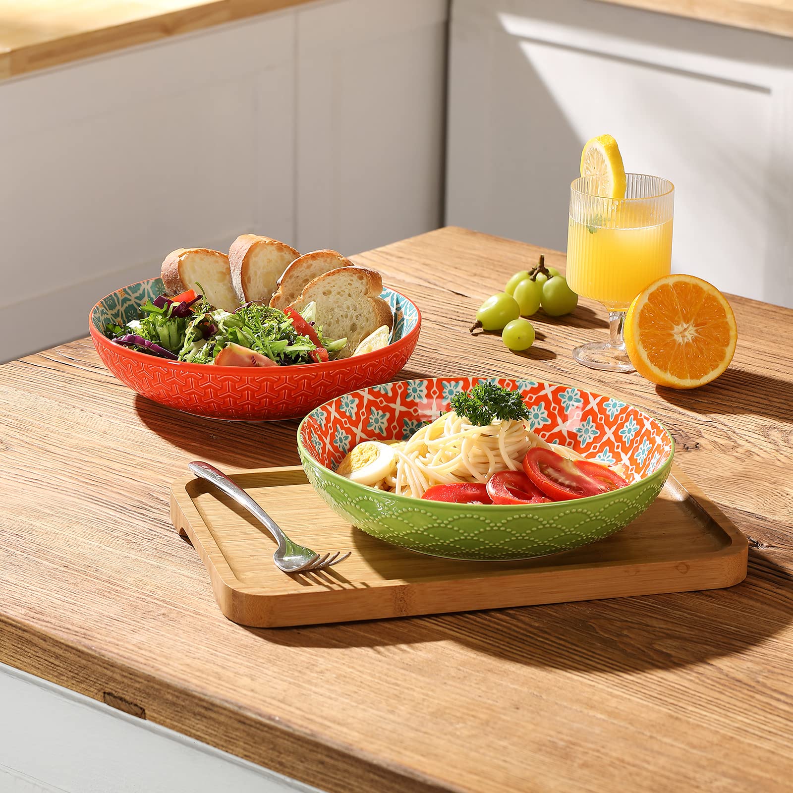 Metahom 4-piece set provides durable, chip-resistant serving bowls for gatherings