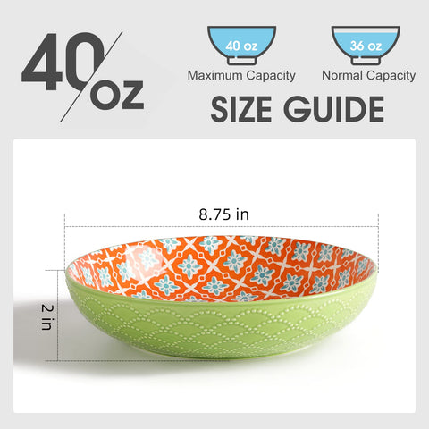 Metahom lead-free porcelain bowls dishwasher and microwave safe for everyday use