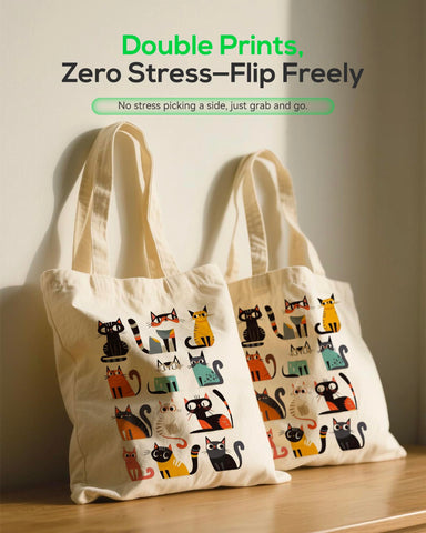 METALPHA tote measures 16.54 x 14.96 inches for essentials.