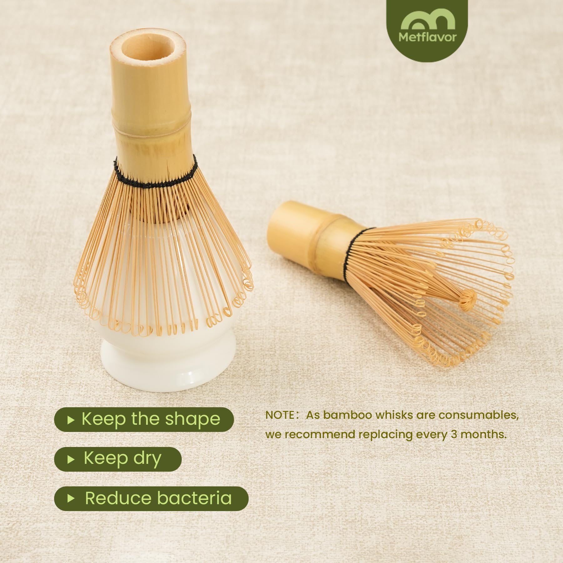 Metflavor chasen holder keeping whisk dry and organized