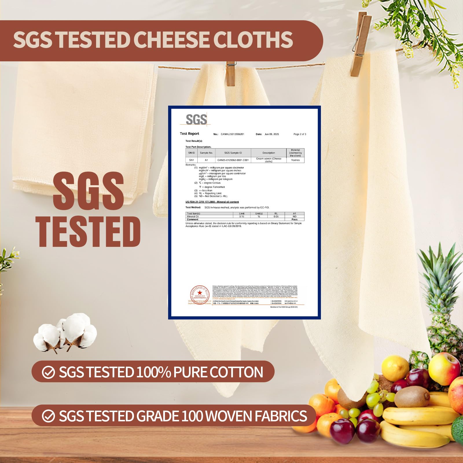 Metflavor 100-grade cheesecloth with ultra-dense weave for silky outputs.