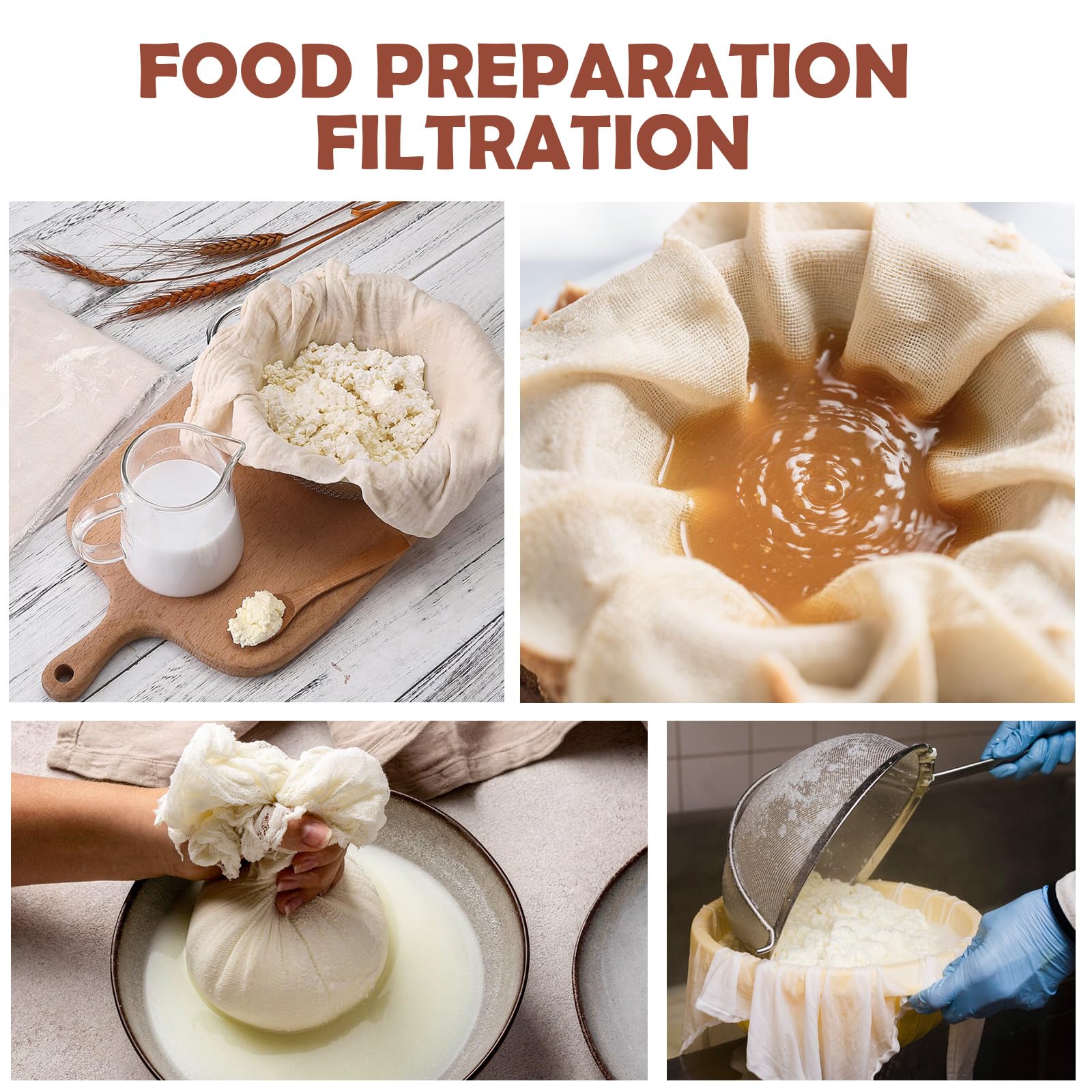 Metflavor natural specks indicate 100% unbleached cotton quality.