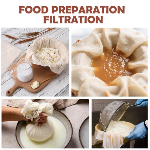 Metflavor natural specks indicate 100% unbleached cotton quality.