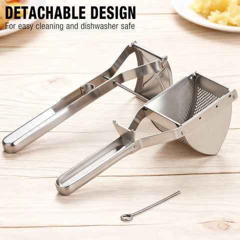 METLUCK Potato Ricer supports mashing fruits and vegetables for versatile kitchen tasks.
