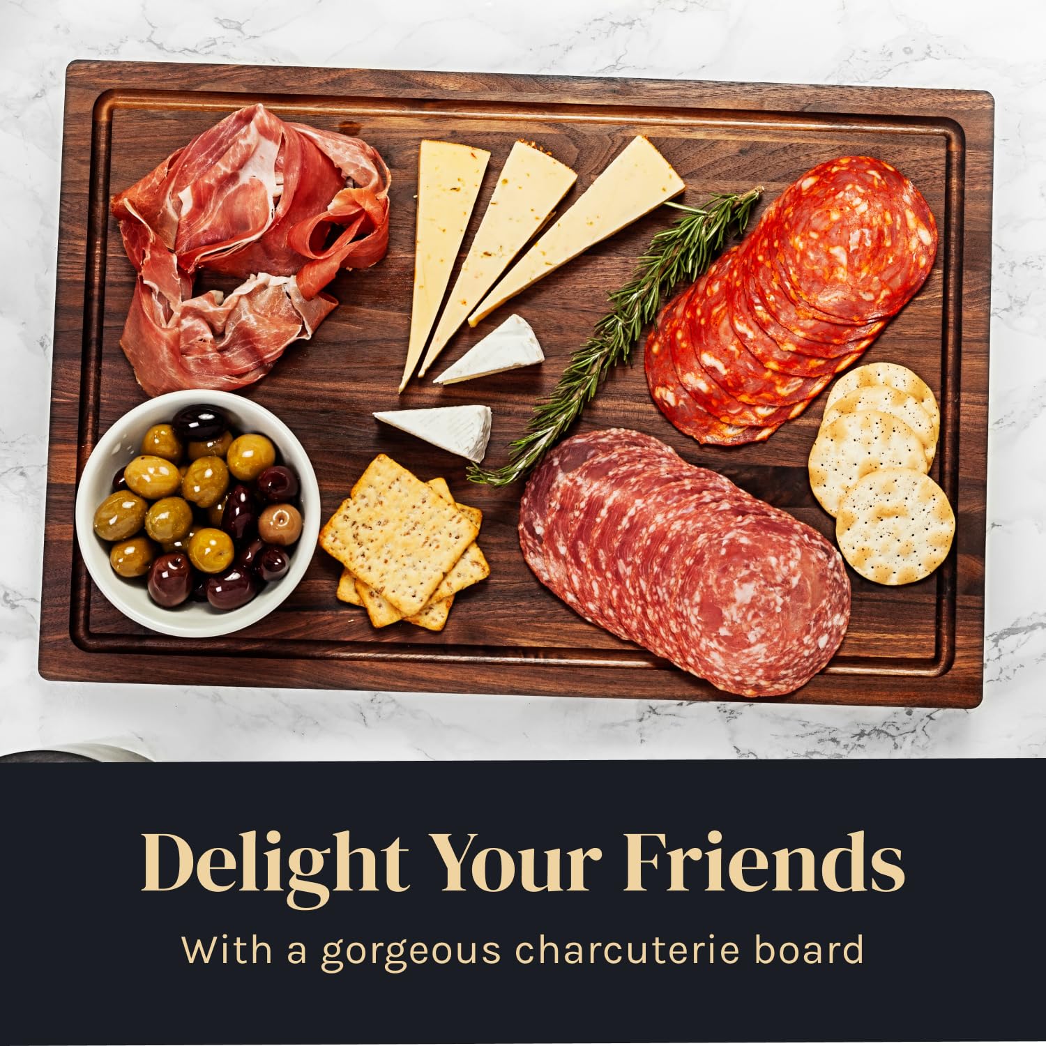 Mevell walnut cutting board Canada made craftsmanship and durable build