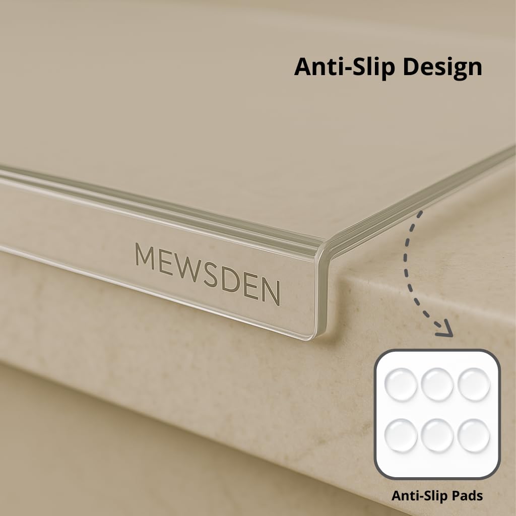 MEWSDEN reversible cutting board for dual-sided prep in tight spaces.