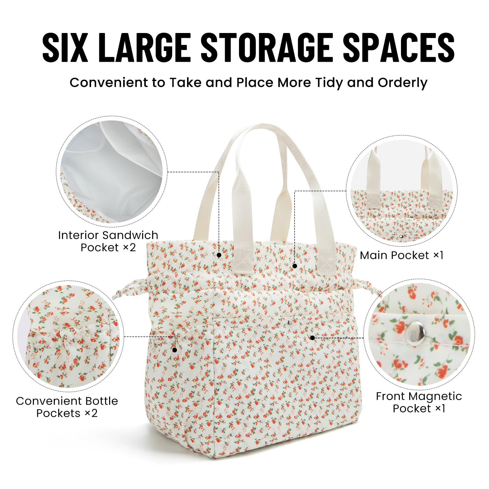 MEXS lunch bag waterproof fabric protects contents during rain or spills.
