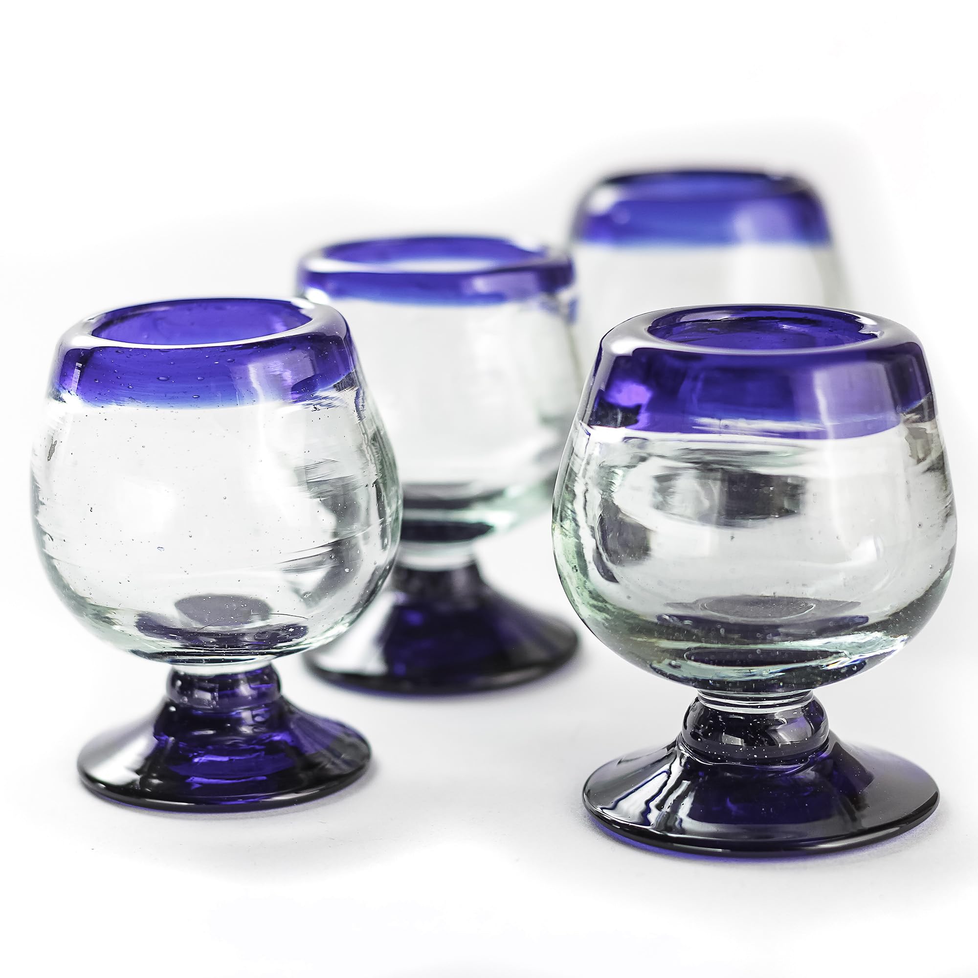MEXTEQUIL four-piece tequila shot glass set, perfect gift for tequila lovers.