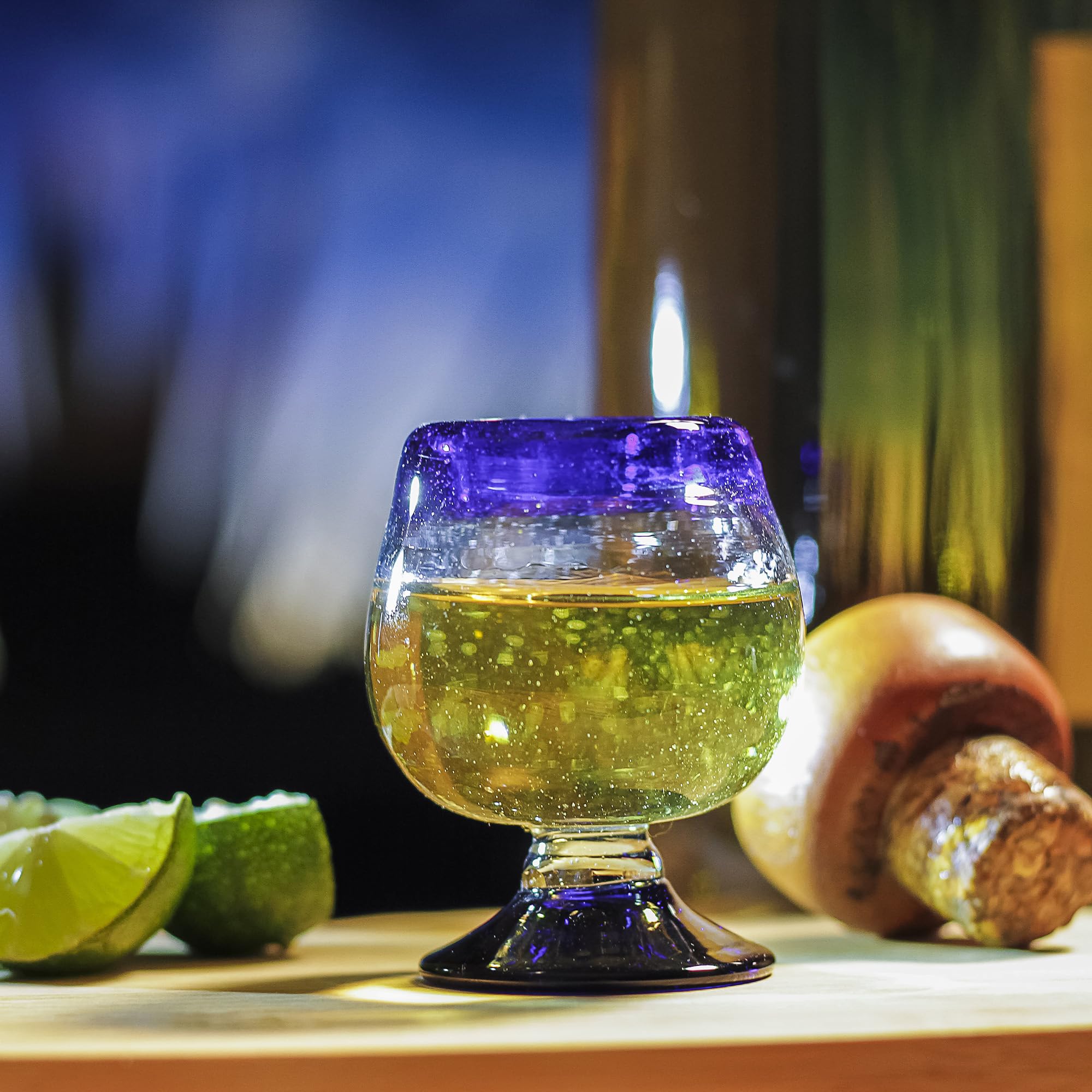 MEXTEQUIL gift-ready packaging for tequila shot glasses.
