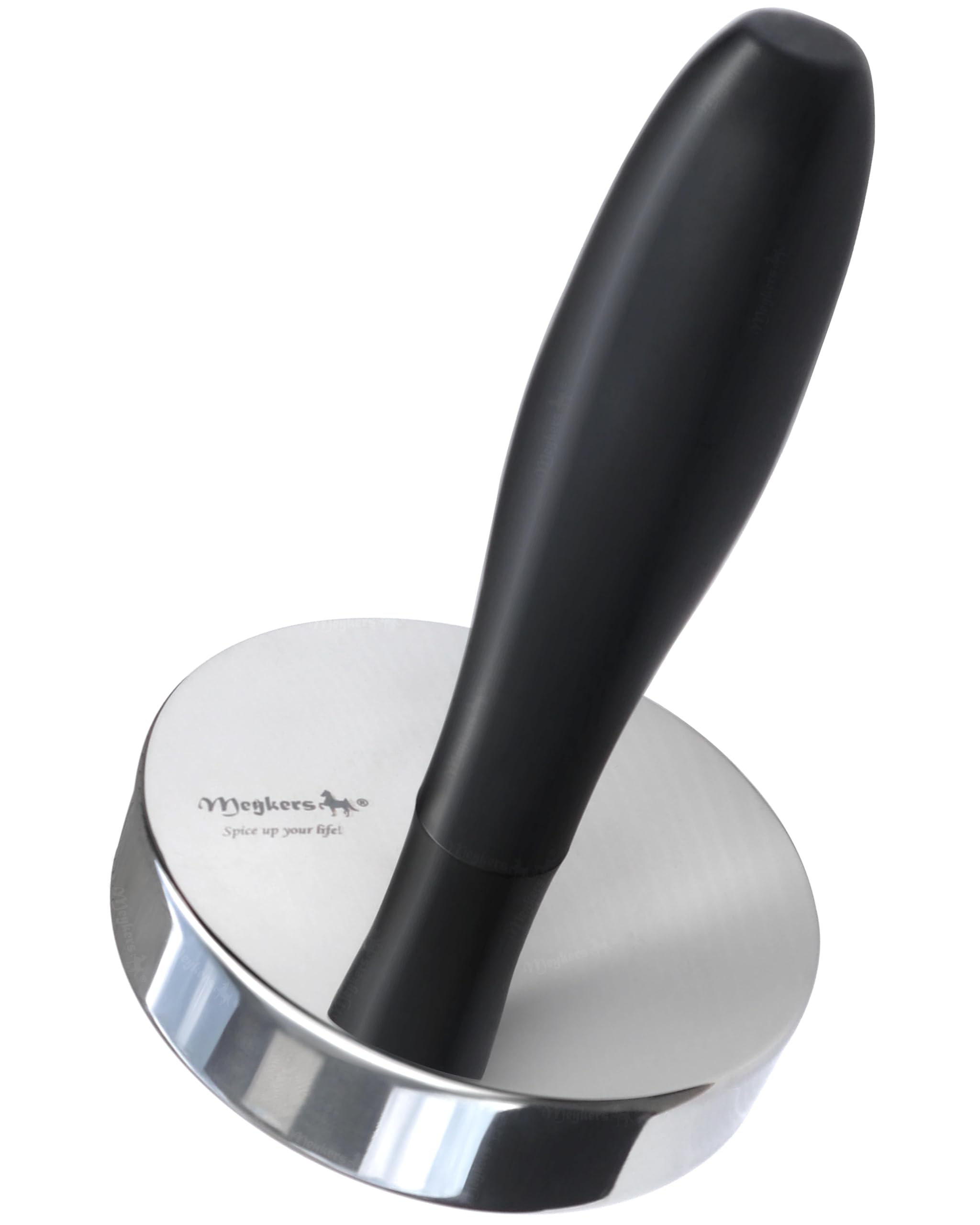 Meykers Meat Pounder Tenderizer in 304 stainless steel for durable everyday use.