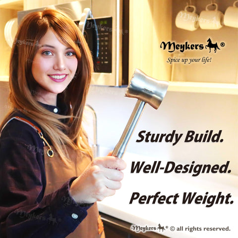 Meykers tenderizer is dishwasher-safe for quick cleanup after cooking.