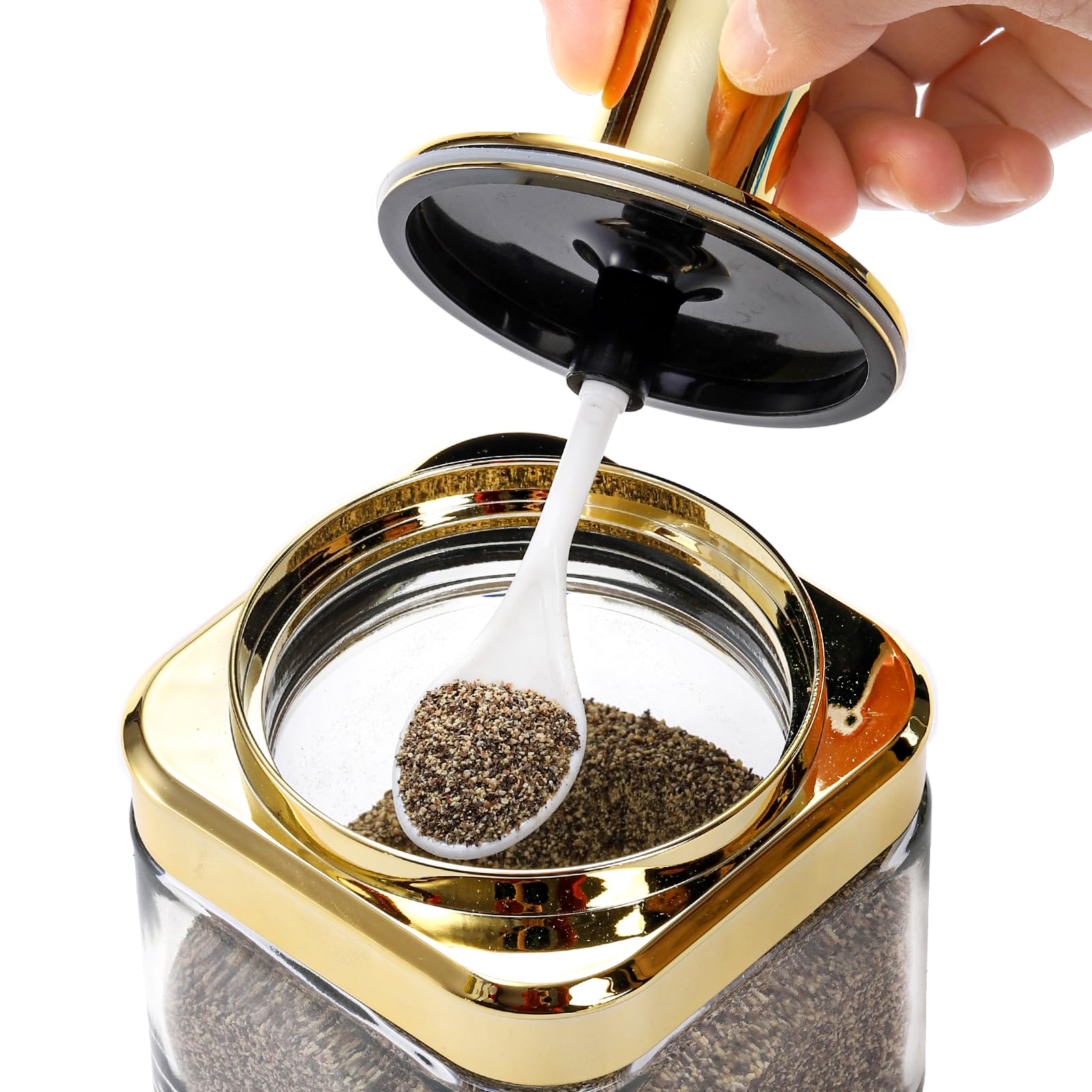 Mezchi rubber-sealed lids protect contents from moisture and dust.