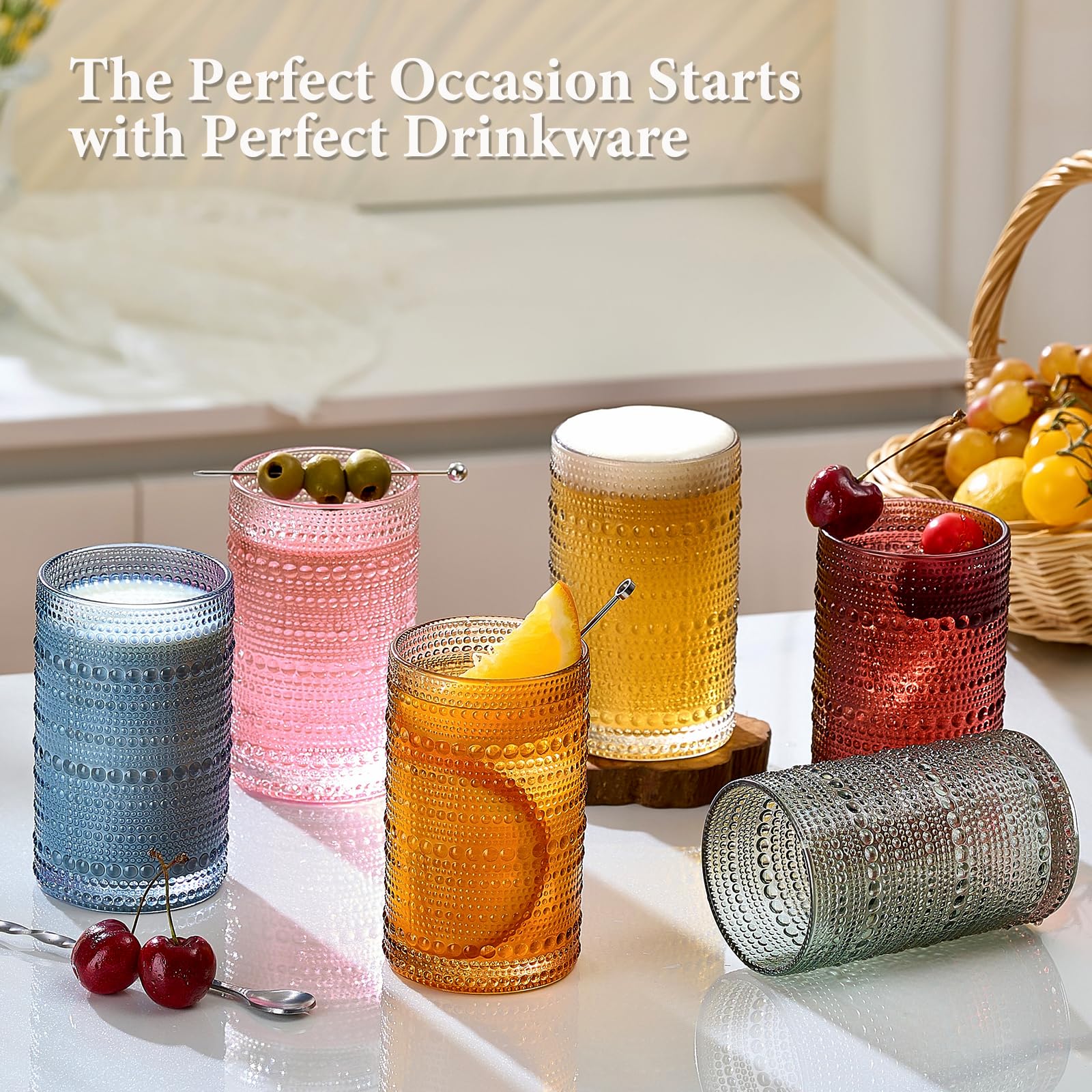 Mfacoy beaded embossed cups showcase intricate texture and premium feel.