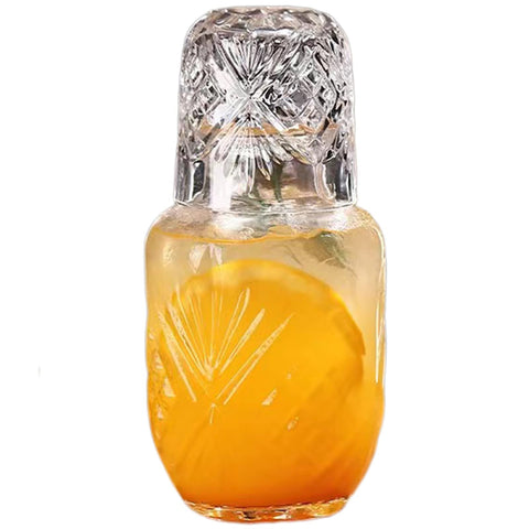 Mfacoy Bedside Water Carafe & Glass Set — 17 oz Jug + 5 oz Cup