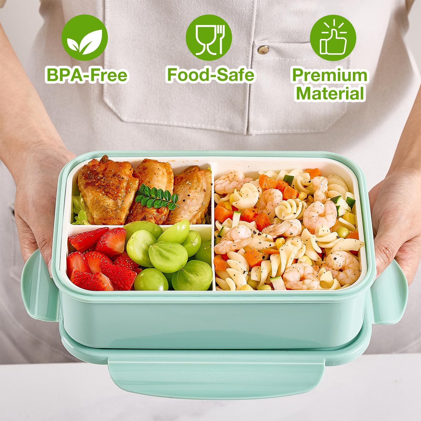 Mfacoy bento box dishwasher safe for easy cleaning.