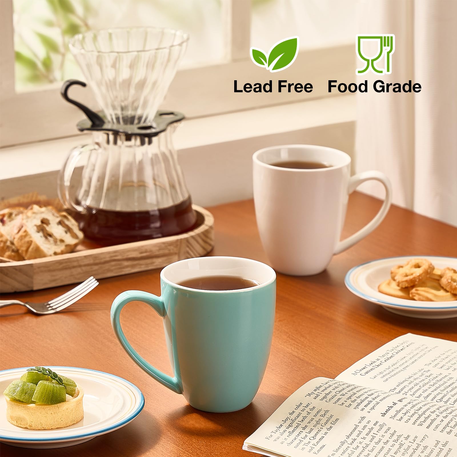Mfacoy mugs dishwasher-safe and durable for easy cleaning.