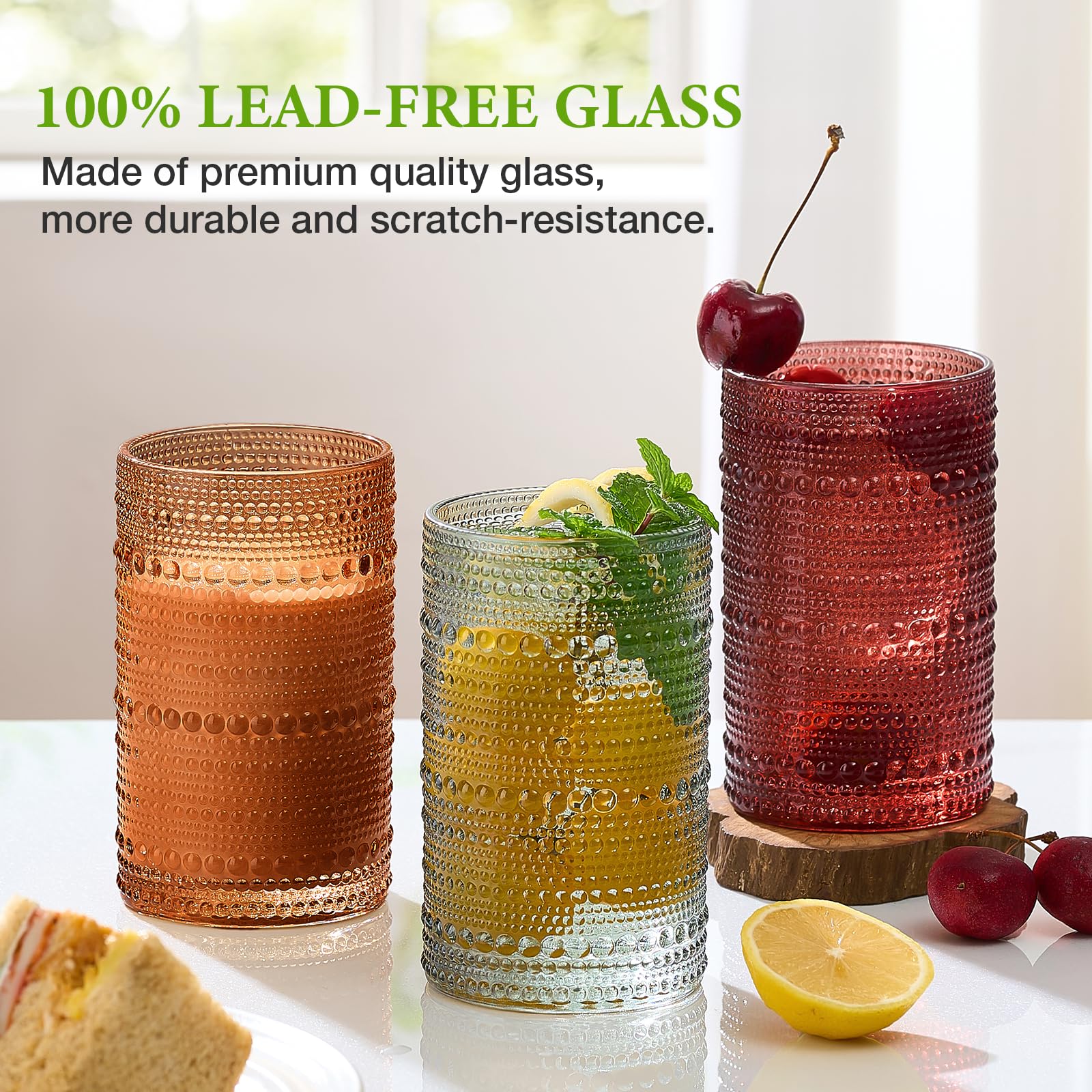 Mfacoy exterior gradient finish highlights color depth while keeping interior clear.
