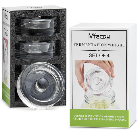 Mfacoy 7-ounce weights provide robust weight for wide-mouth jars