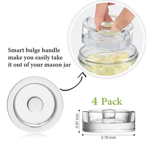Mfacoy jar-stability weights prevent floating during fermentation in wide-mouth jars