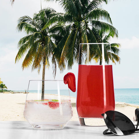 Mfacoy gift-ready glass-set perfect for birthdays or weddings