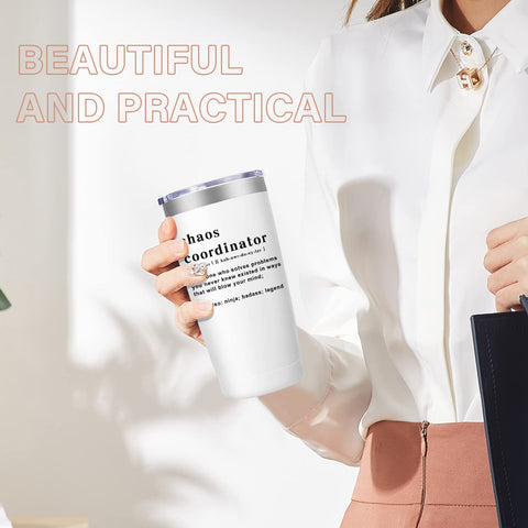 MFGNEH Chaos Coordinator stainless steel tumbler durable for daily use