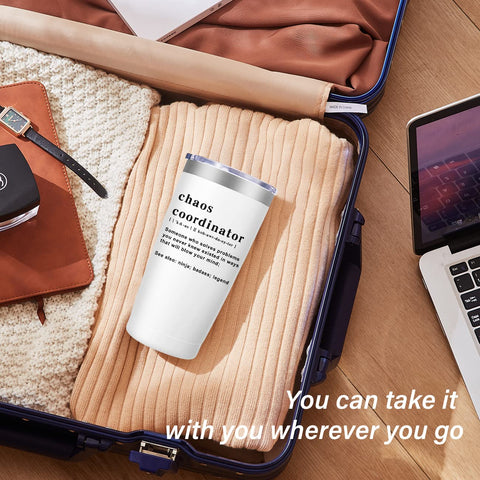 MFGNEH Chaos Coordinator tumbler with matte finish for easy grip