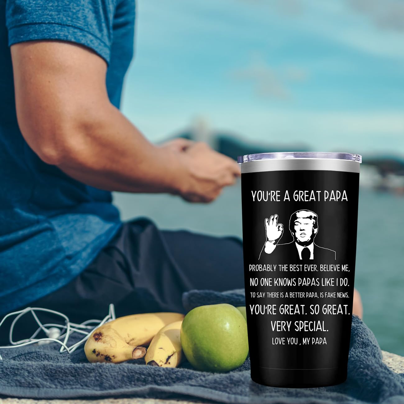MFGNEH tumbler ergonomic hold provides comfortable grip during commutes or outings.
