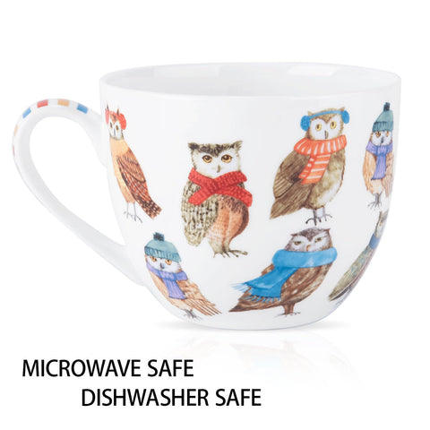 MFoffice 20 oz bone china mug for generous servings.