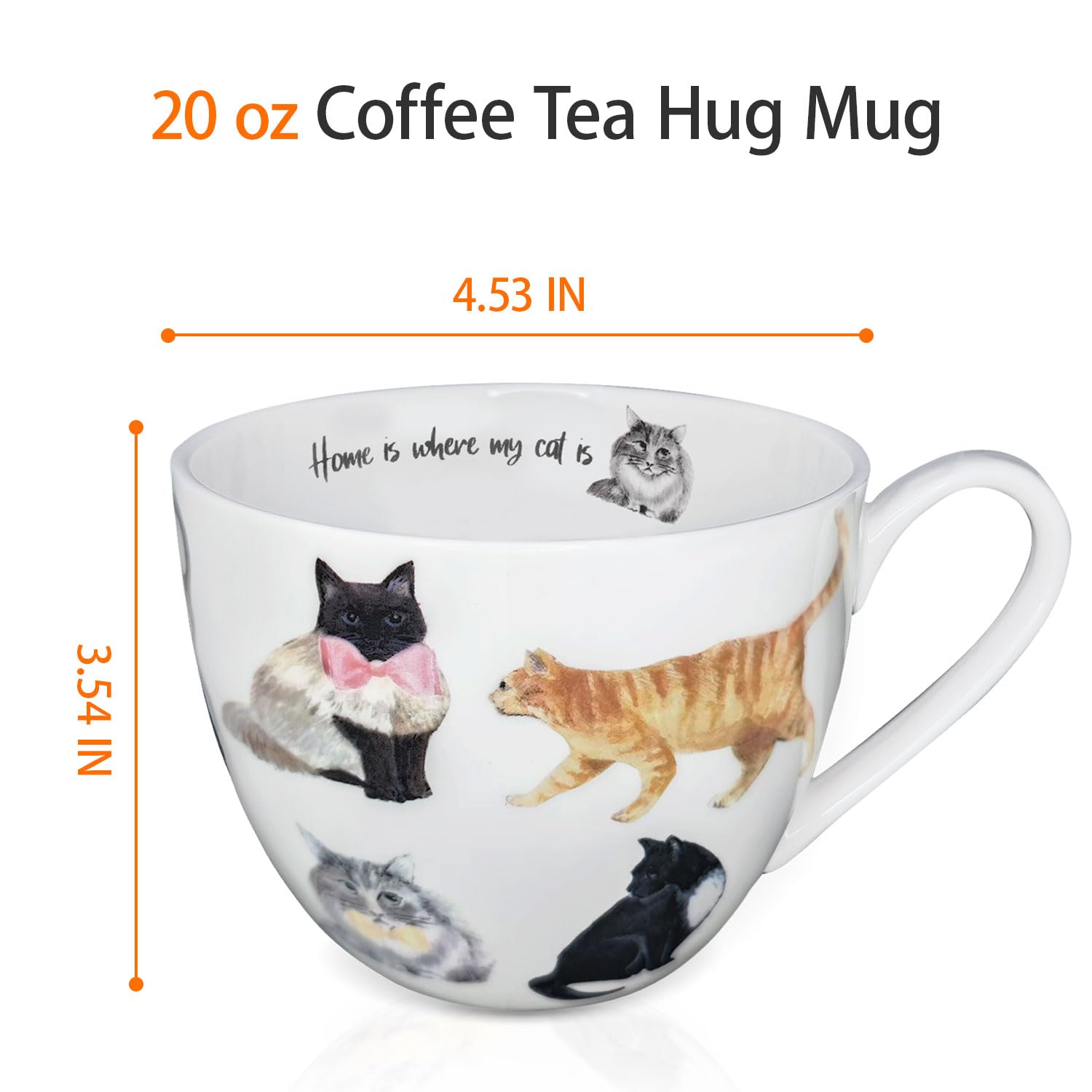 MFoffice 20oz mug held in hand, large capacity ideal for coffee or tea
