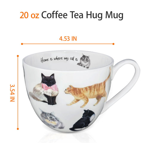 MFoffice 20oz mug held in hand, large capacity ideal for coffee or tea