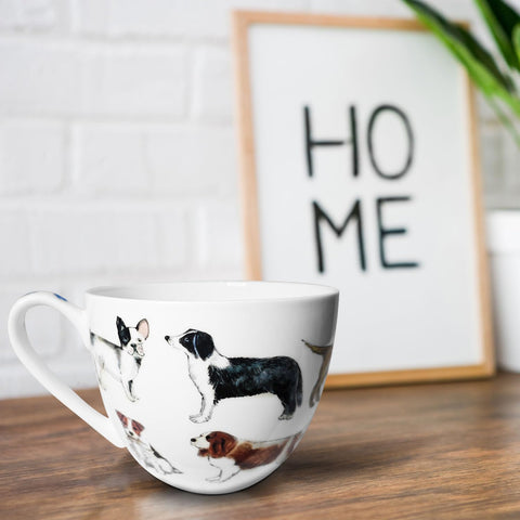 MFoffice gift-box dog mug, perfect holiday or birthday gift.