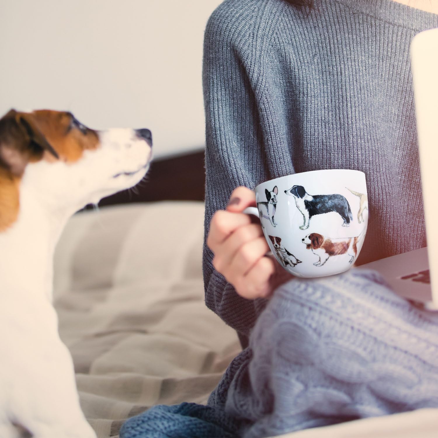 MFoffice microwave and dishwasher-safe mug for everyday use.