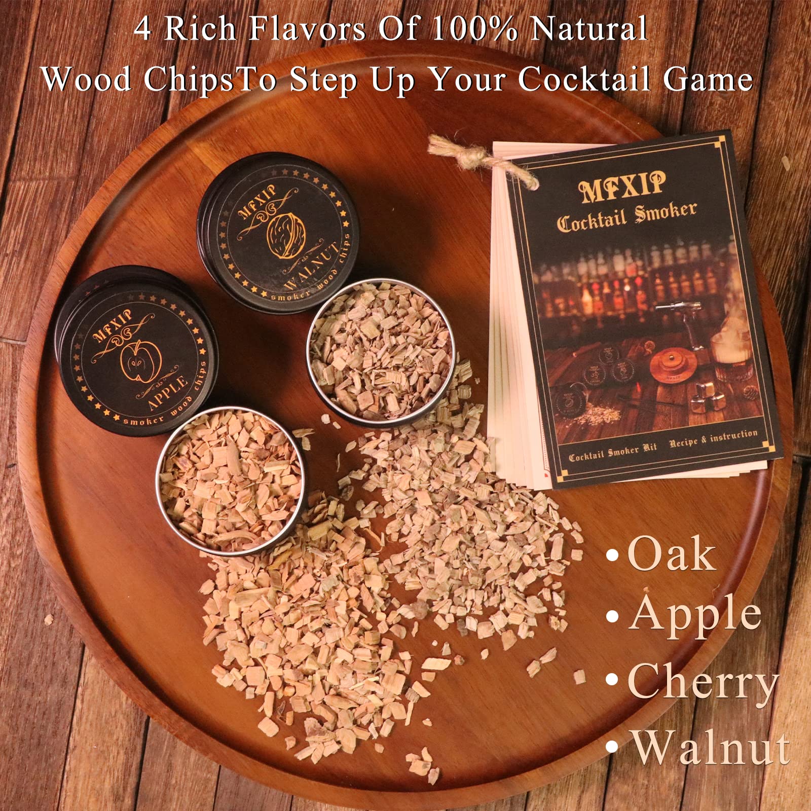 MFXIP oak wood chips add robust, structural smoke flavor